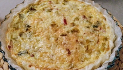 Tarte aux poireaux à l'ancienne