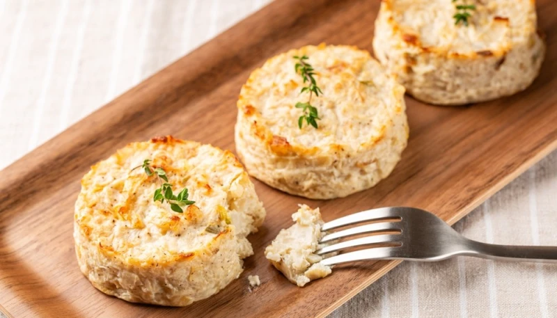 Flan de poireaux au curry