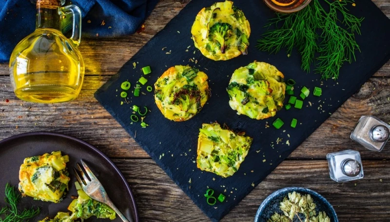 Muffins salés aux poireaux