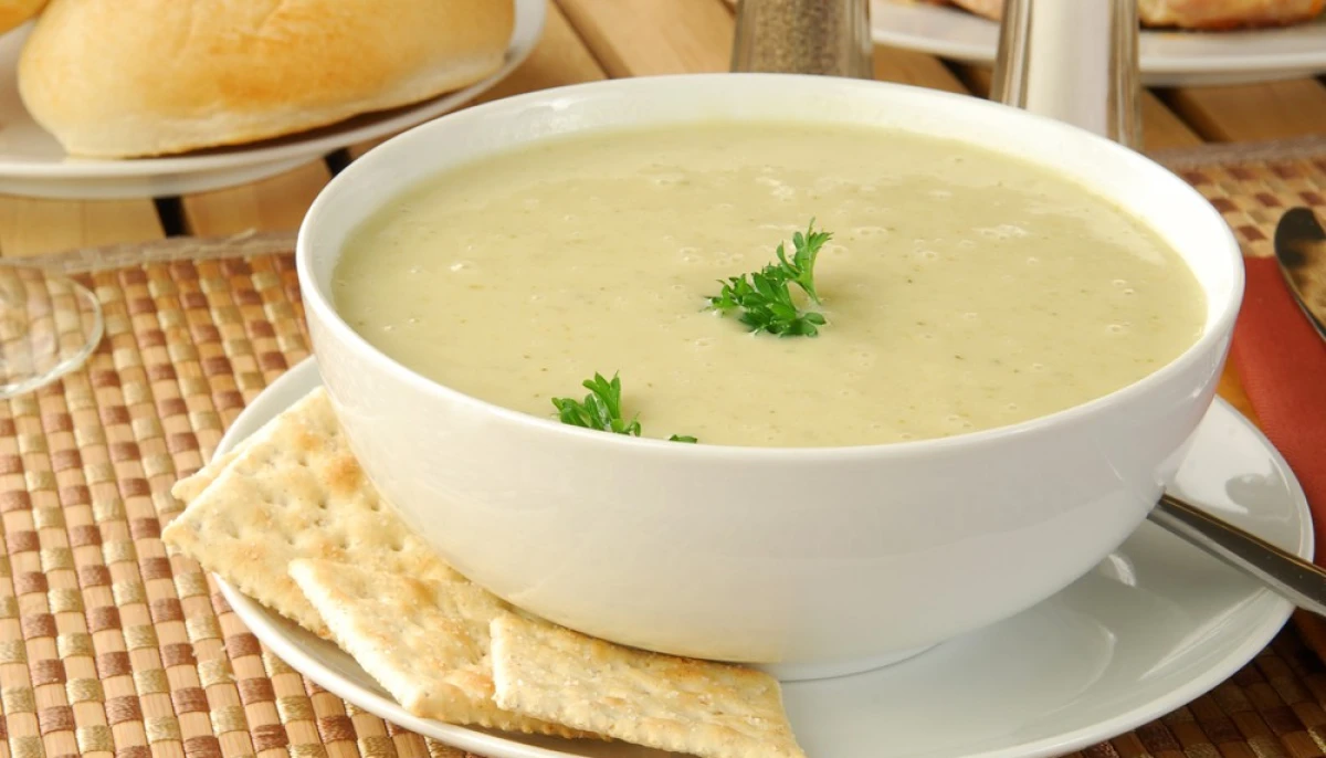 Soupe de poireaux et concombre