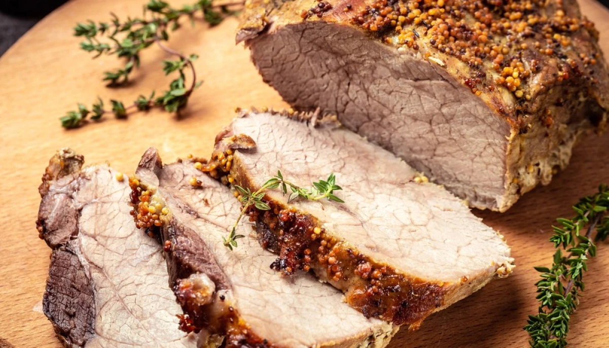 Agneau de printemps rôti aux herbes