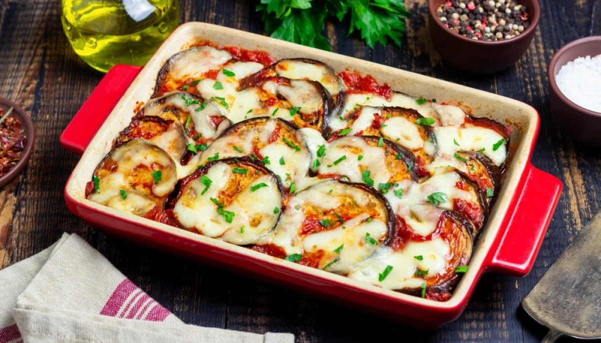 Aubergines grillées à la mozzarella