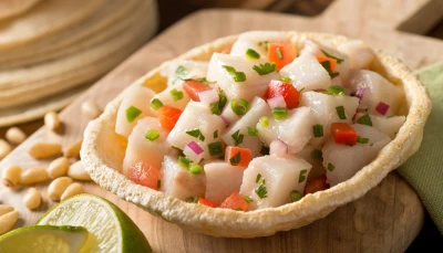 Ceviche de poisson blanc