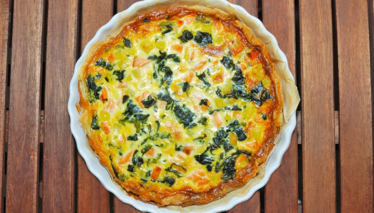 Tarte aux légumes de printemps