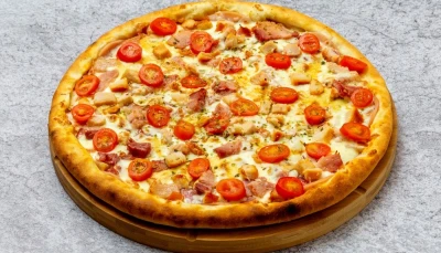 Tarte fine aux tomates cerises