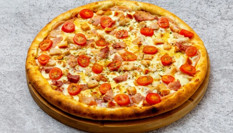 Tarte fine aux tomates cerises