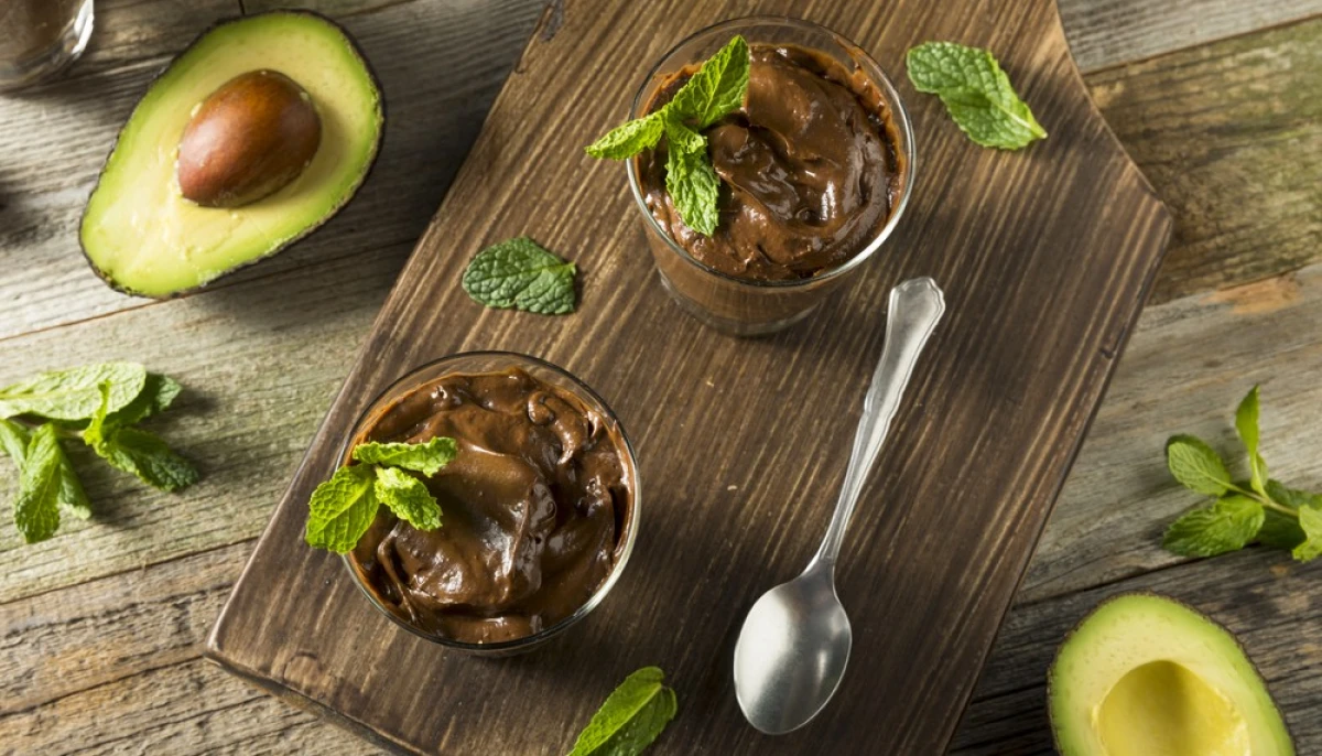 Mousse au chocolat et à l'avocat