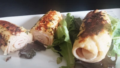 Croques roulés au poulet