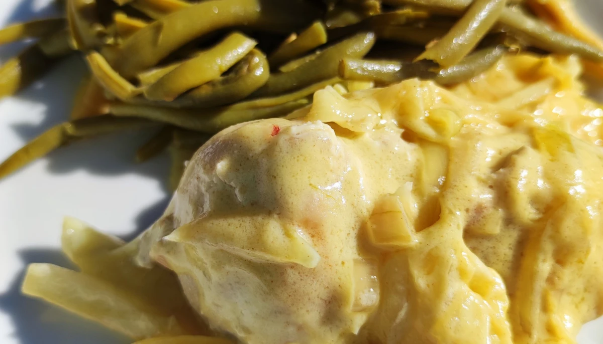 Escalope sauce moutarde