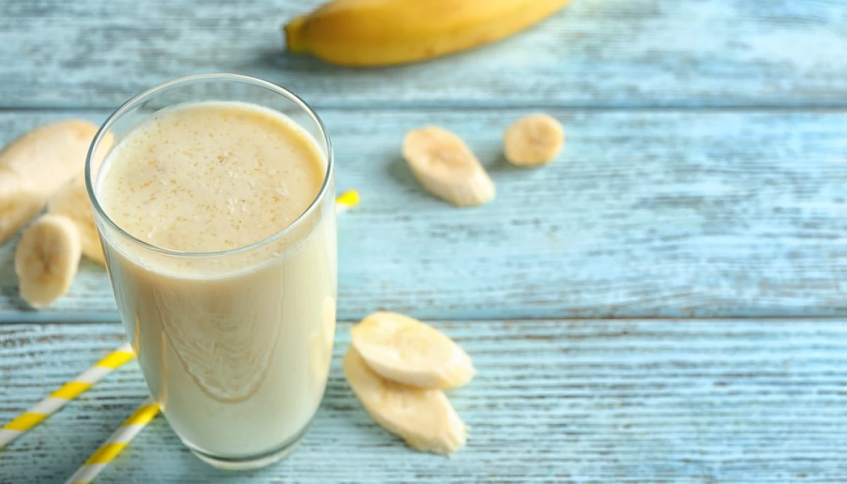 Milk-shake à la banane et miel