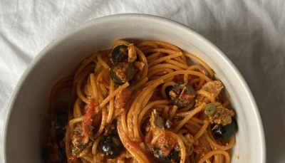 Pâtes à la puttanesca