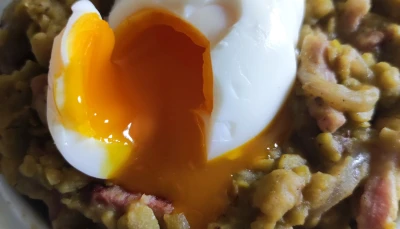 Pois cassés façon risotto