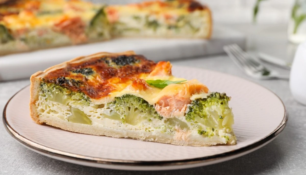Quiche saumon brocoli