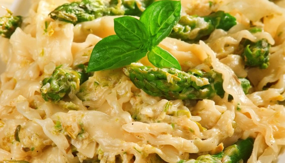 Pâtes aux asperges et parmesan