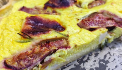 Tarte figues chèvre miel