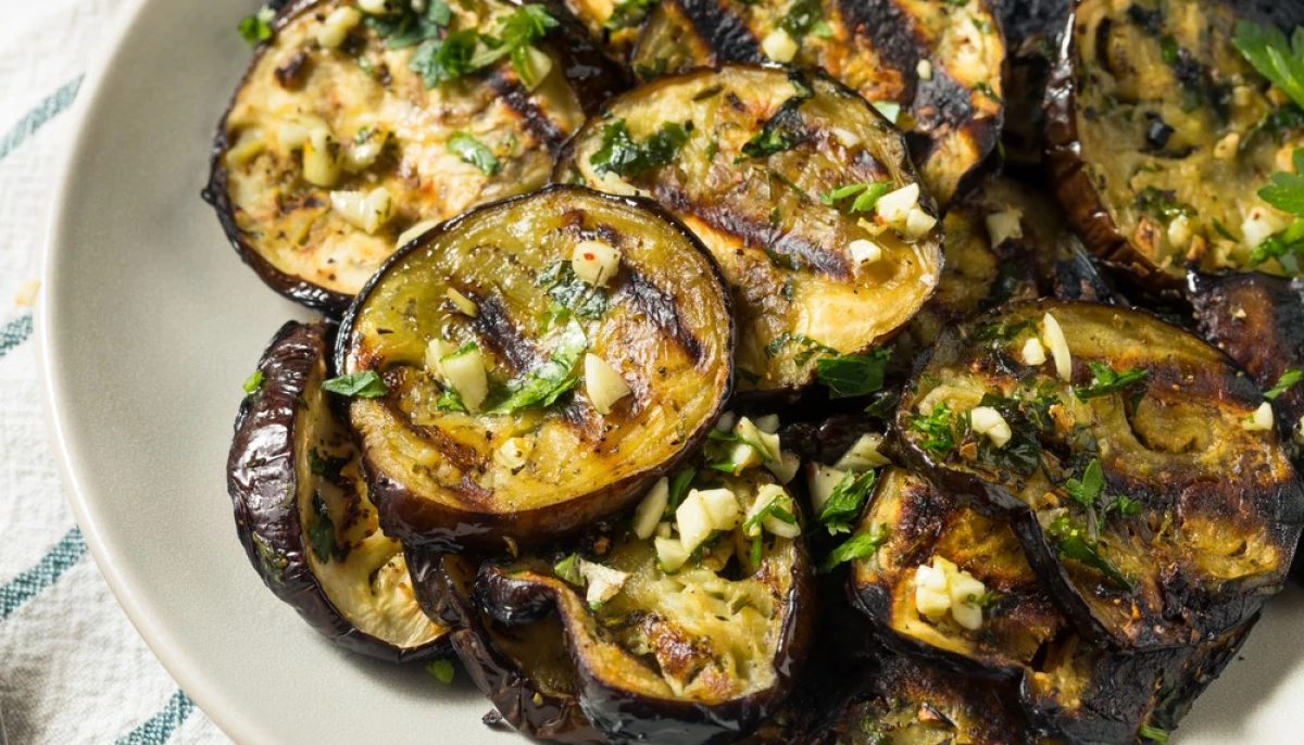 Aubergines grillées au four