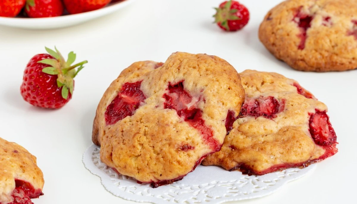 Biscuits à la fraise sans gluten