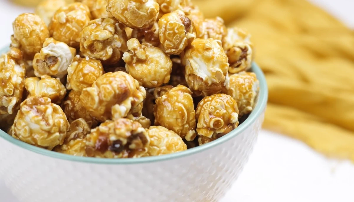 Pop-corn au caramel maison