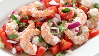 Ceviche de crevettes
