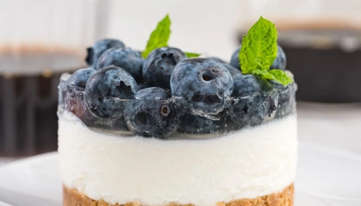 Cheesecakes aux myrtilles