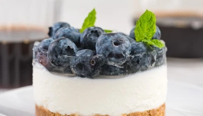 Cheesecakes aux myrtilles