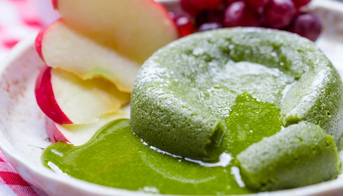 Fondant au thé matcha