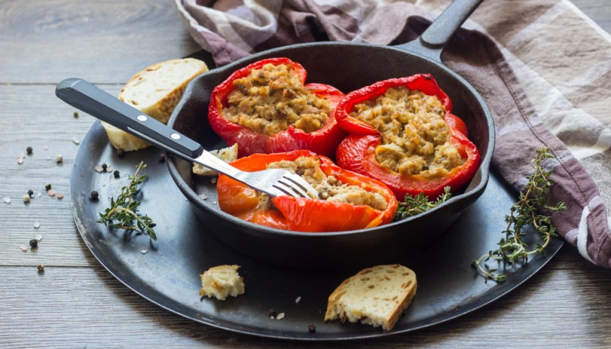 Poivrons farcis au thon