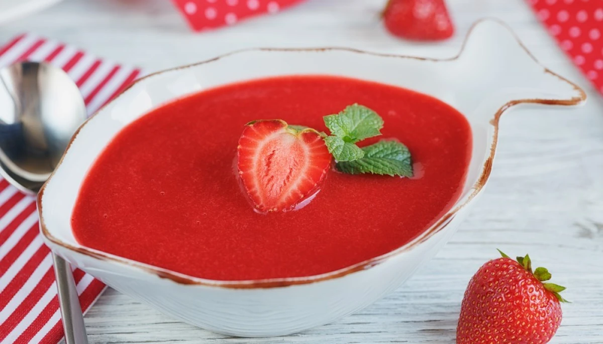 Soupe de fraises