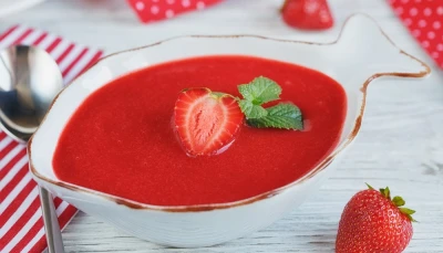 Soupe de fraises