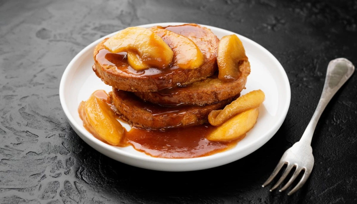 Brioche perdue aux fruits de saison