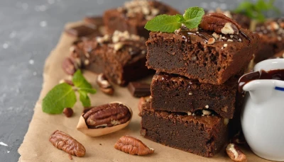 Brownies au chocolat et noix de pécan