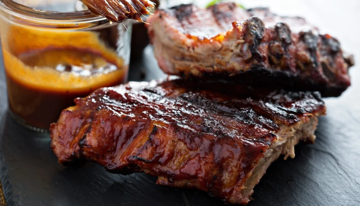 Côtes de porc marinées au miel