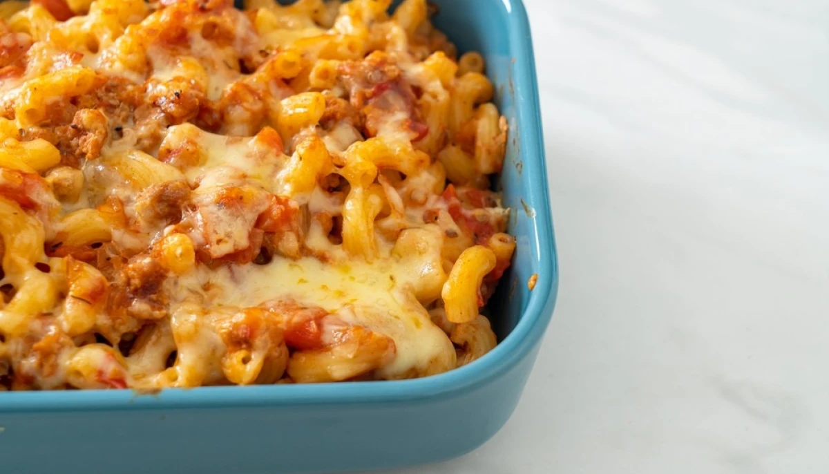 Gratin de macaronis au chorizo