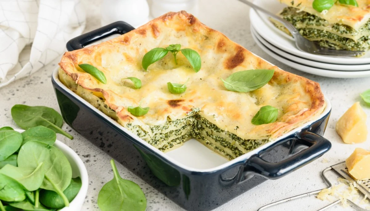 Lasagnes aux épinards et ricotta