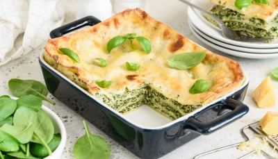 Lasagnes aux épinards et ricotta