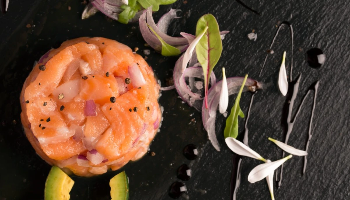 Tartare de saumon frais
