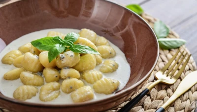 Gnocchis à la crème de gorgonzola