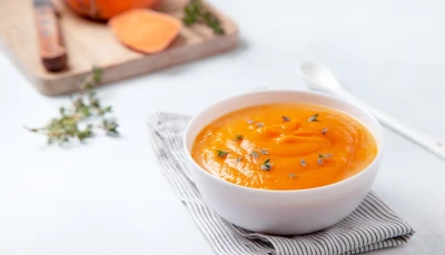 Soupe de patate douce et gingembre
