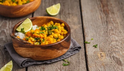 Curry de pois chiches et patates douces