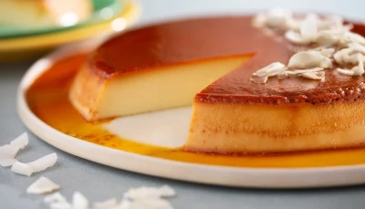 Flan à la noix de coco