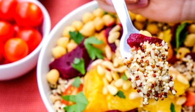 Buddha bowl automnal aux patates douces