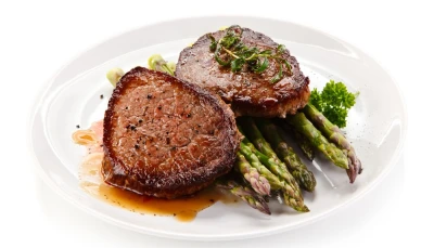 Côtes de veau aux échalotes confites