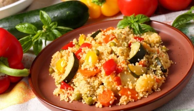 Couscous végétarien aux légumes racines