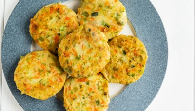 Galettes de légumes racines au four