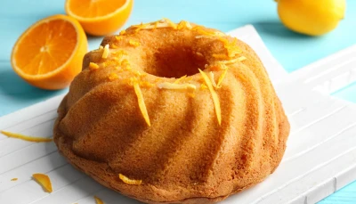 Gâteau au yaourt et zestes d’orange