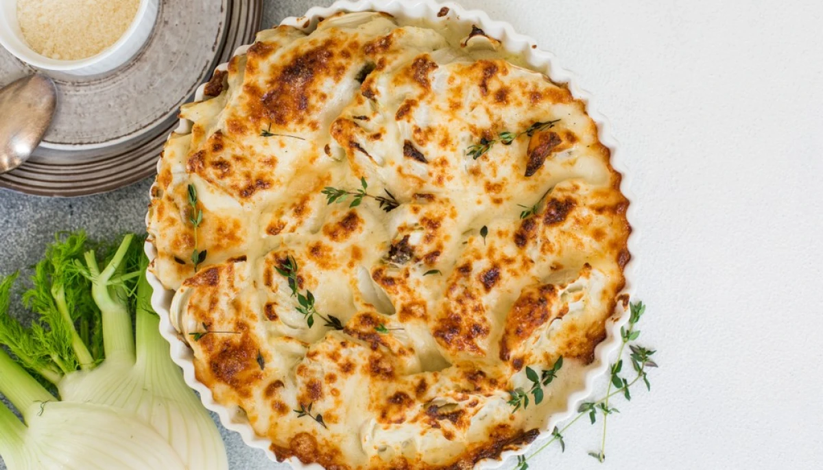 Parmentier de poisson au fenouil