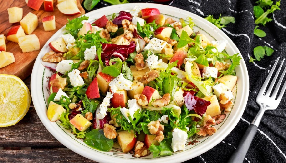 Salade d’endives, pommes et cheddar