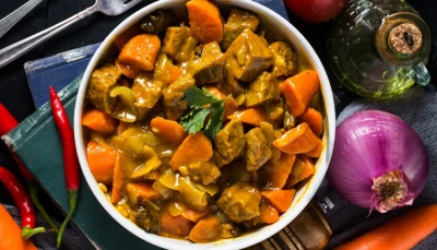 Tajine d’agneau aux carottes