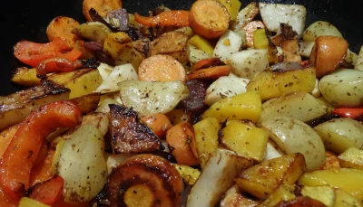 Wok de légumes d’hiver au soja et sésame