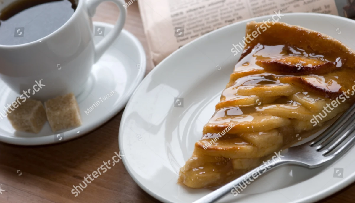 Tarte aux pommes fondantes